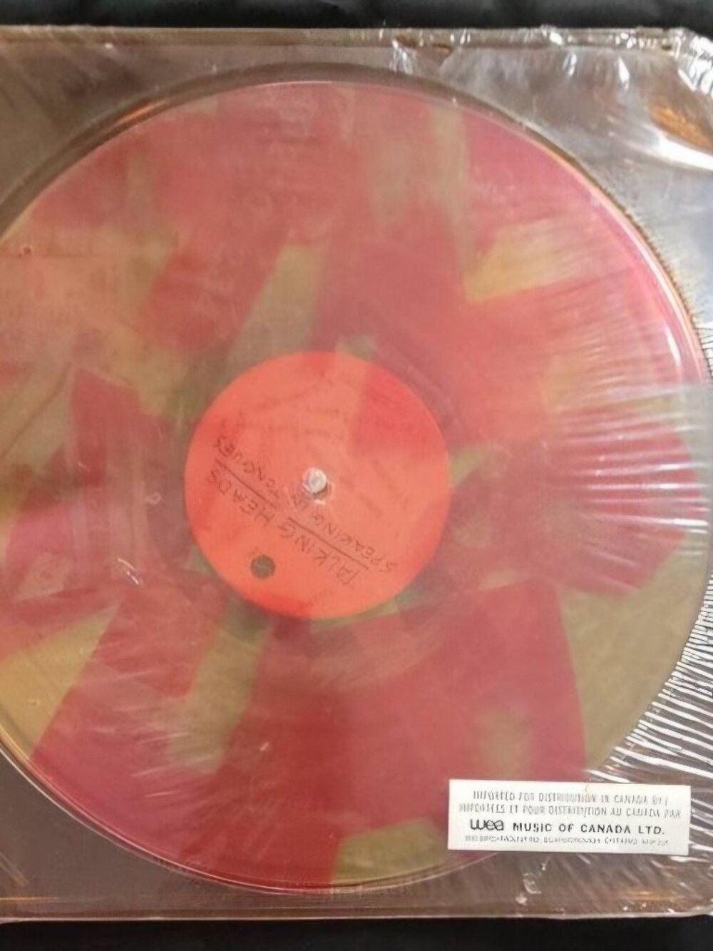 Rare Sealed original 1983 Special Limited Edition clear vinyl LP, Talking Heads,